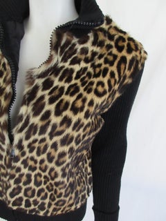 Vintage Exclusive Panthere Print Jacket Vest