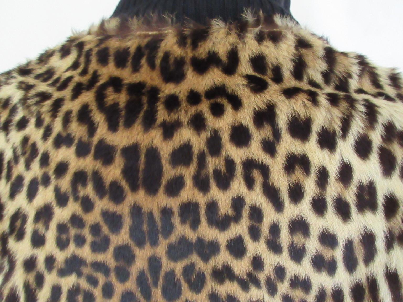 da uomo o donna Gilet giacca con stampa panthera esclusivo Vintage By in vendita