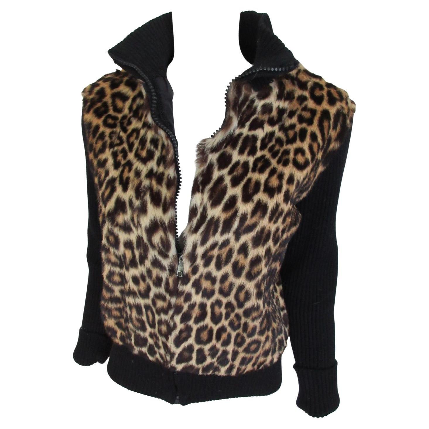 Vintage Exclusive Panthere Print Jacket Vest
