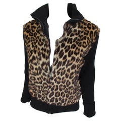 Gilet giacca con stampa panthera esclusivo Vintage By
