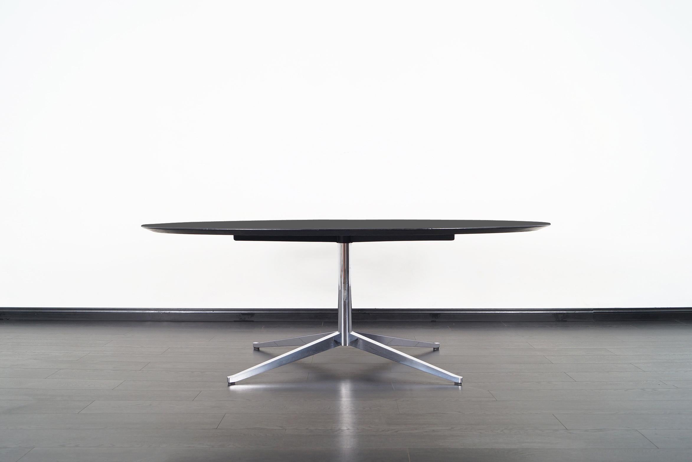 Metal Vintage Executive Desk or Dining Table by Florence Knoll
