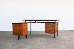 vintage executive desk  teak  Knoll