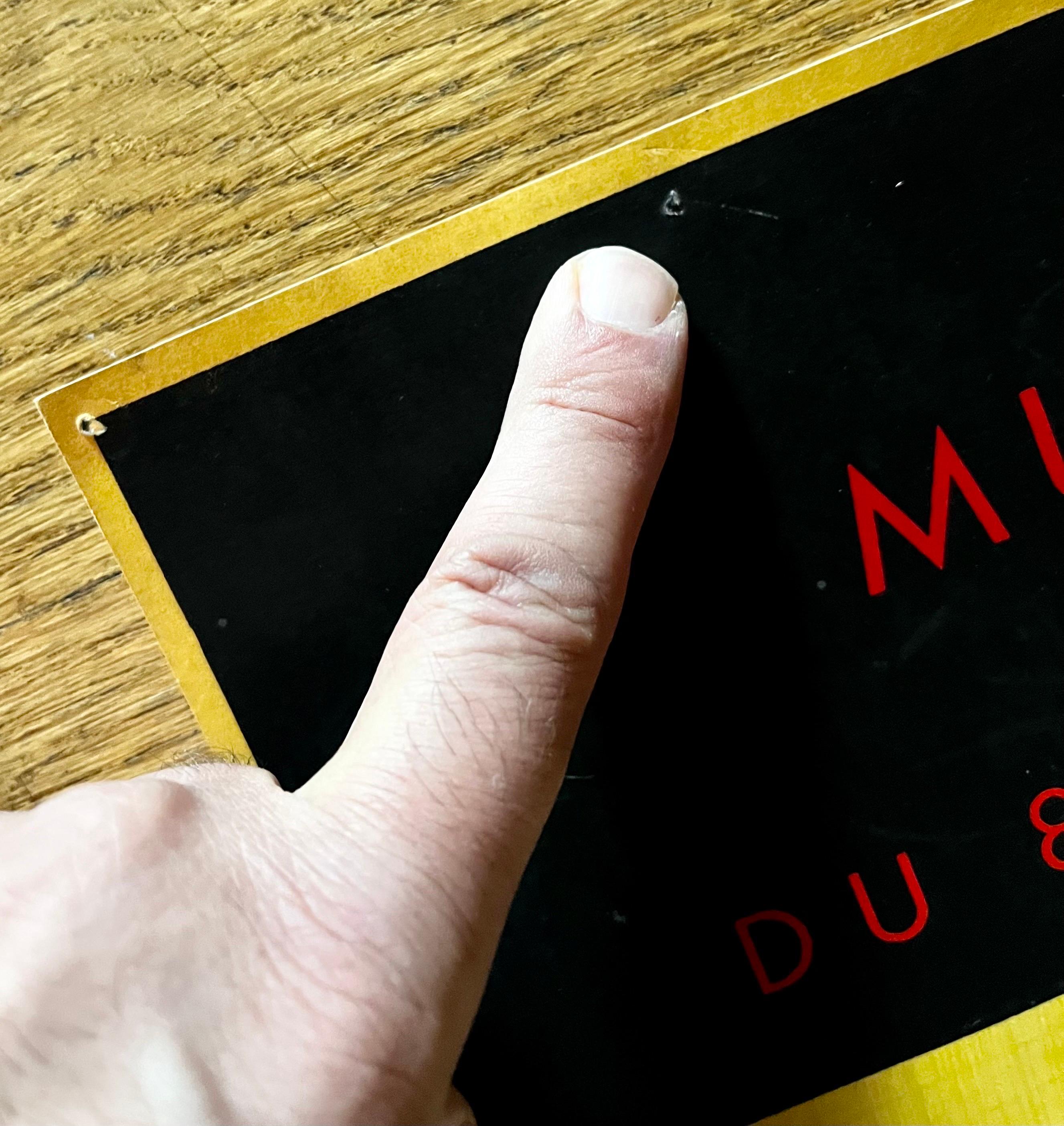 Poster di una mostra d'epoca, Musée Cernuschi, Parigi, Francia, 1956 in vendita 4
