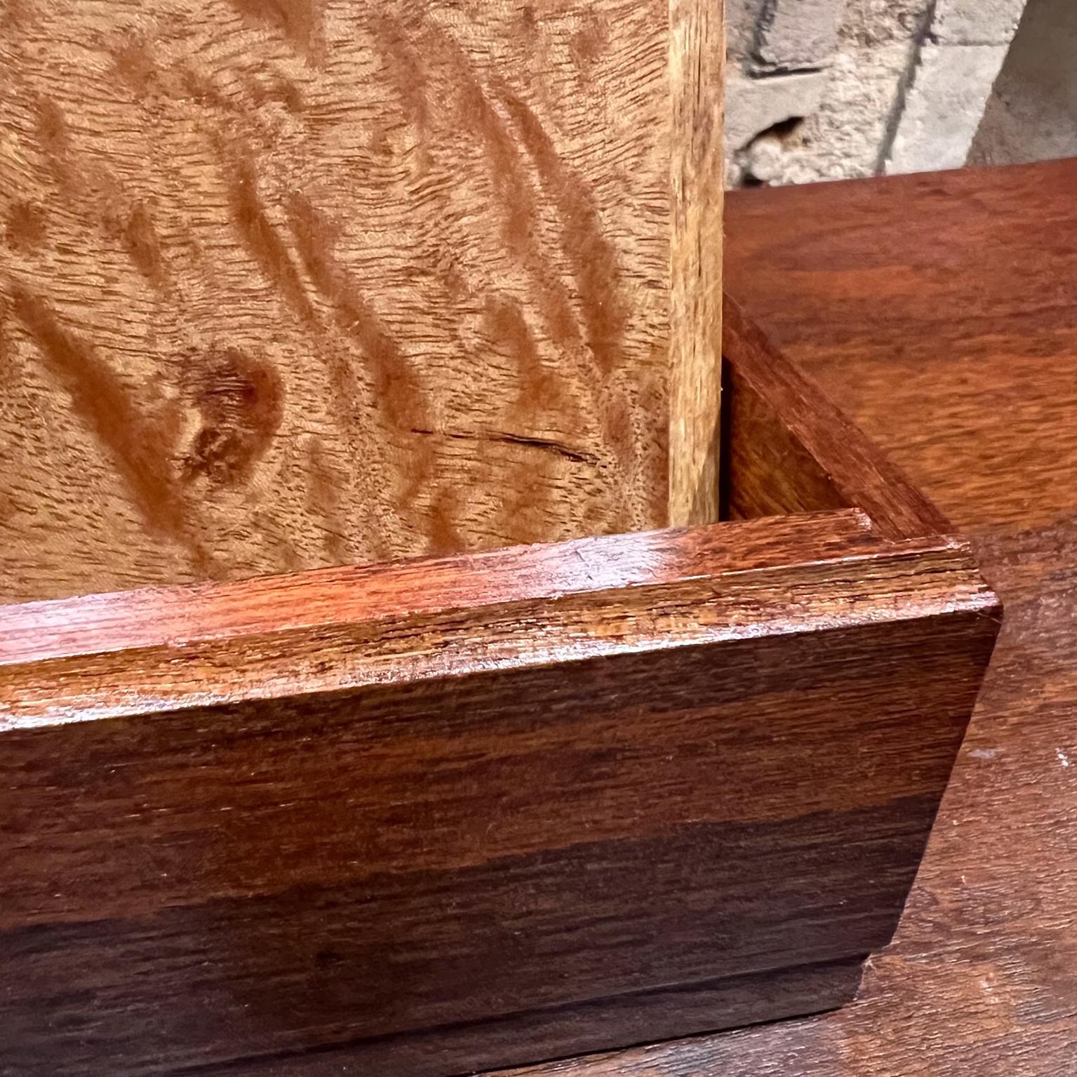 Mid-Century Modern Midcentury Modern Game Box Exotic Burlwood