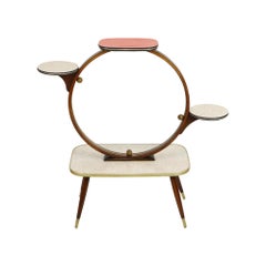 Vintage Expo 58 Formica Plant Table Plant Stand Design 1950s