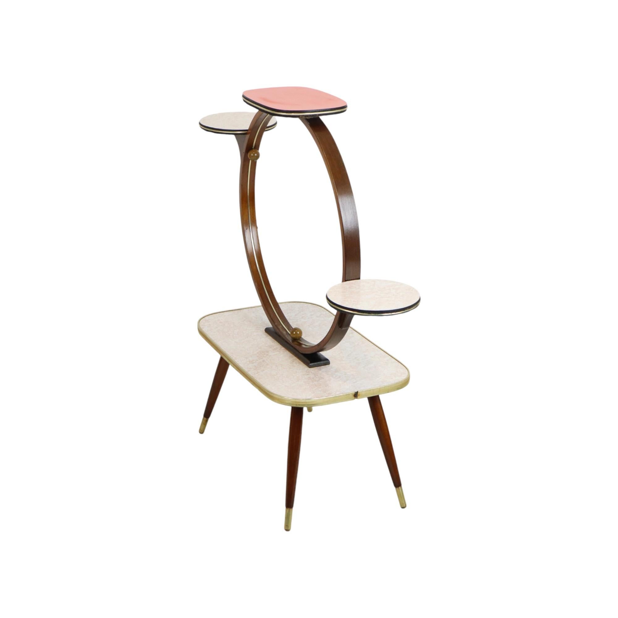 European Vintage Expo 58 Formica Plant Table Plant Stand Design 1950s For Sale