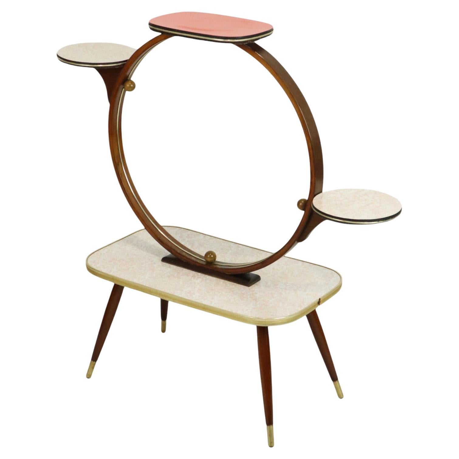 Mesa para plantas Vintage Expo 58 Formica Plant Stand Design Años 50