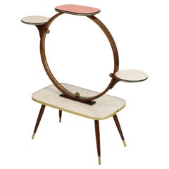 Mesa para plantas Vintage Expo 58 Formica Plant Stand Design Años 50