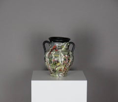 Vintage Expressionist Ceramic Vessel
