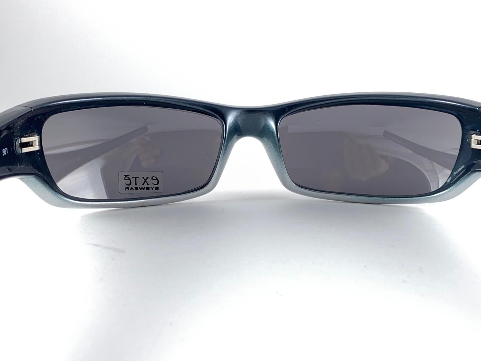 Vintage Exte EX2 Elegante graue Wickel-Sonnenbrille im Vintage-Stil 2001 Italien im Angebot 1