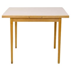 Vintage Extendable Wood and Formica Table
