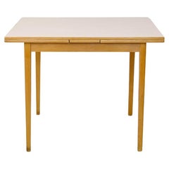 Ausziehbarer Vintage-Tisch aus Holz und Formica