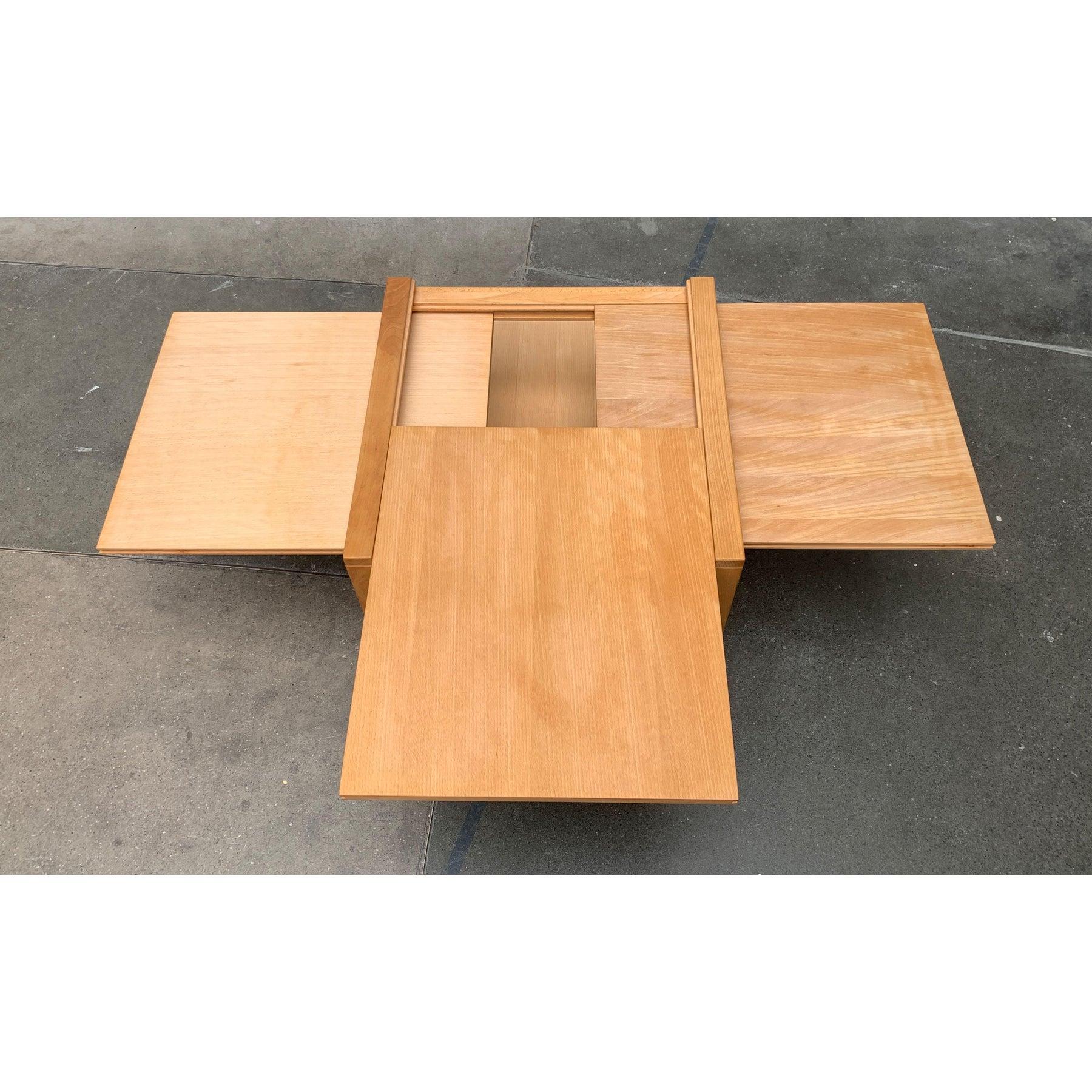 Tavolo da divano allungabile in legno vintage, anni '80 In condizioni ottime in vendita a Hamburg, DE