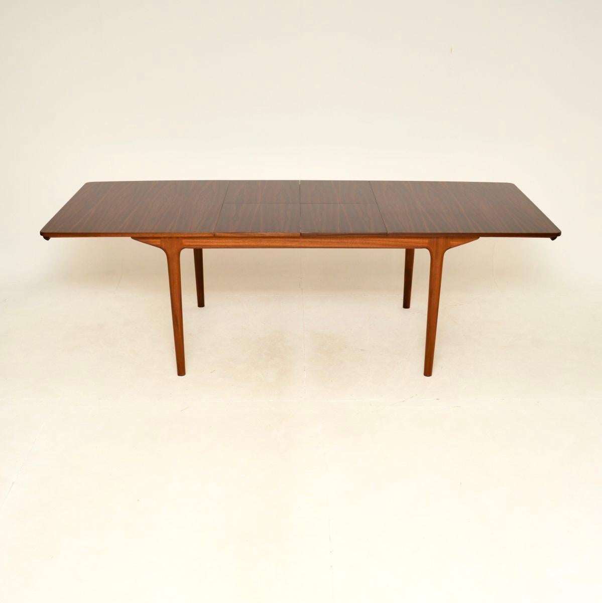 British Vintage Extending Dining Table by McIntosh For Sale