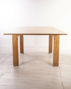 Vintage Extending Table 70s Design Afra and Tobia Scarpa for Cassina