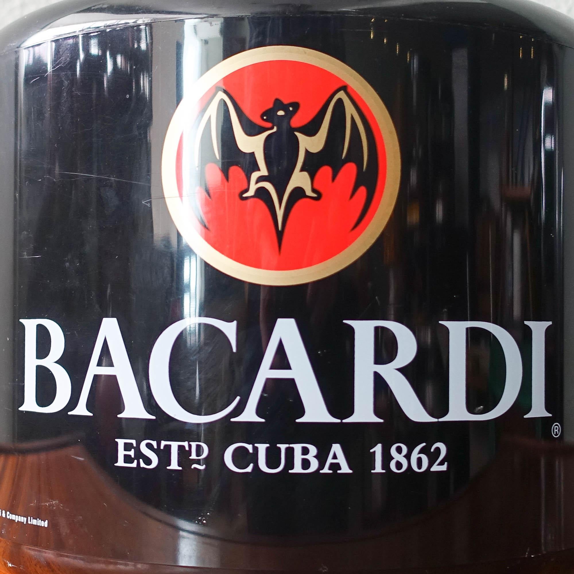 Vintage Extra Large Bacardi Ice Bucket, 1990s For Sale 1