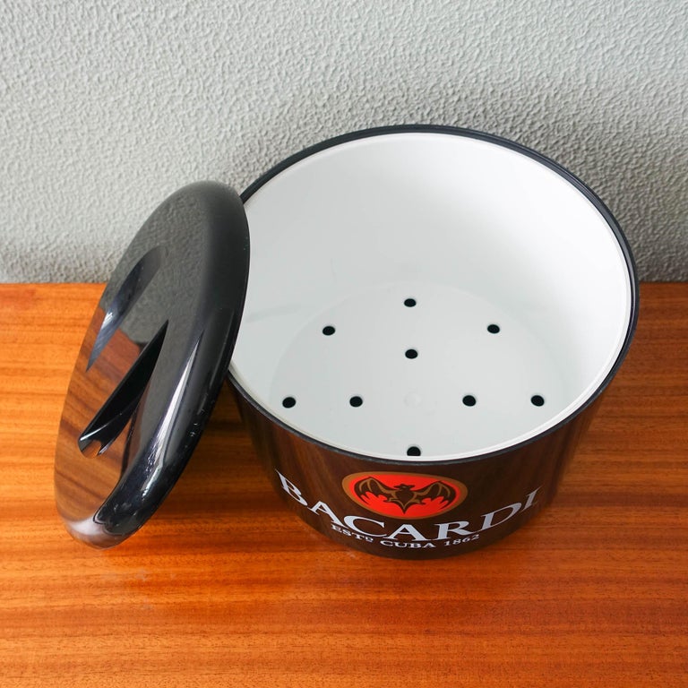 Vintage Extra Large Bacardi Ice Bucket, 1990s For Sale at 1stDibs