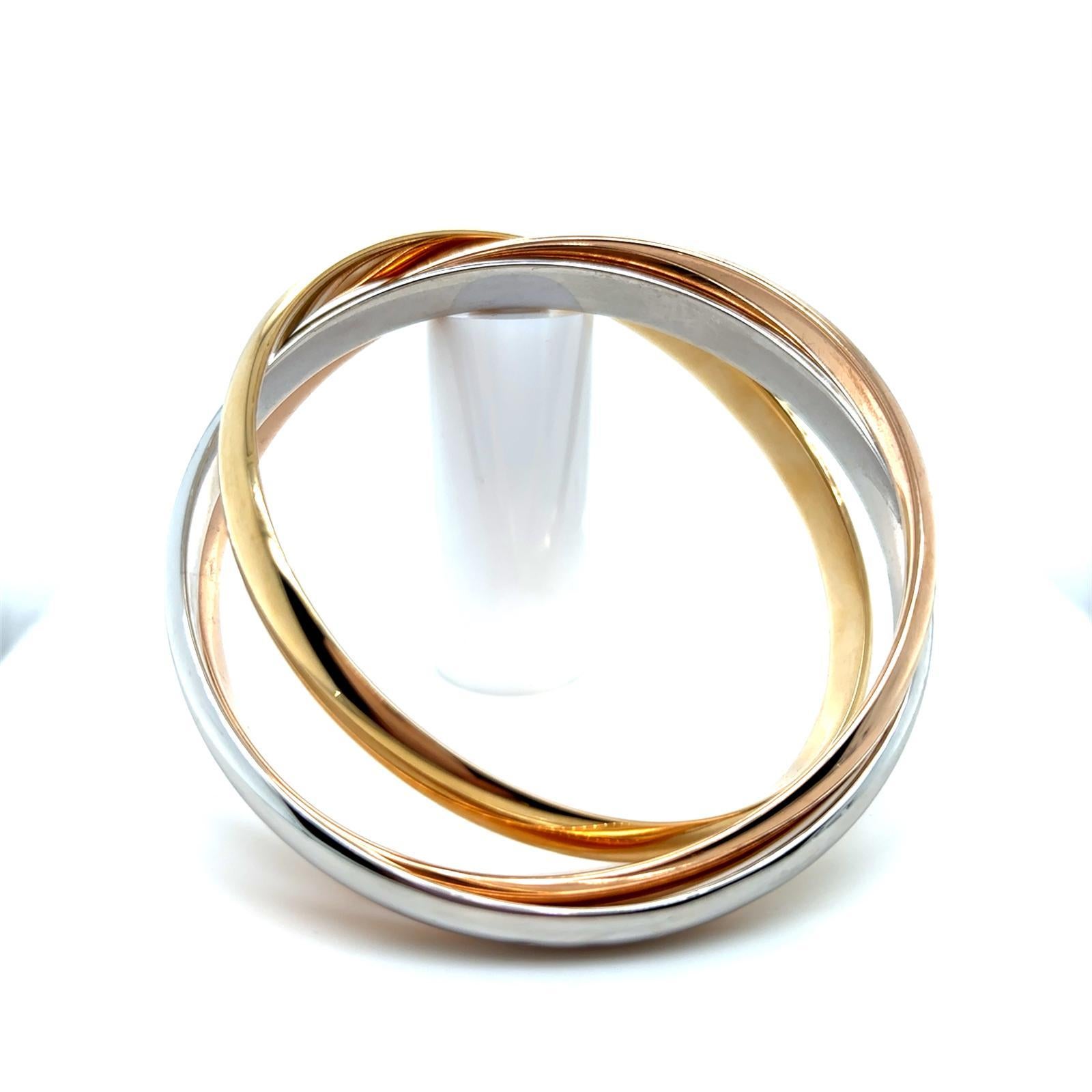 Bracciale a tre bracciali extra large di Cartier 