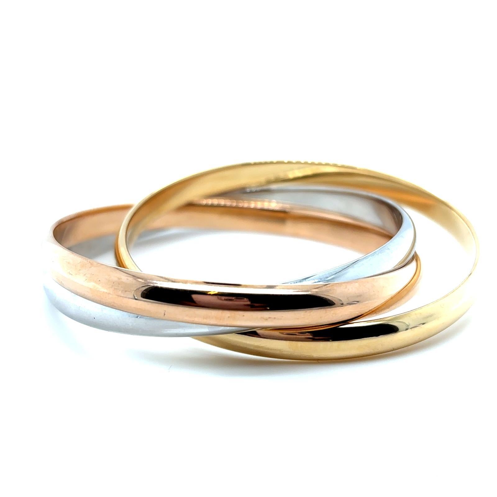Bracciale a tre bracciali extra large di Cartier 