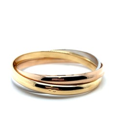 Vintage Extra-Large Cartier ‘Trinity de Cartier’ Three Bangle Bracelet