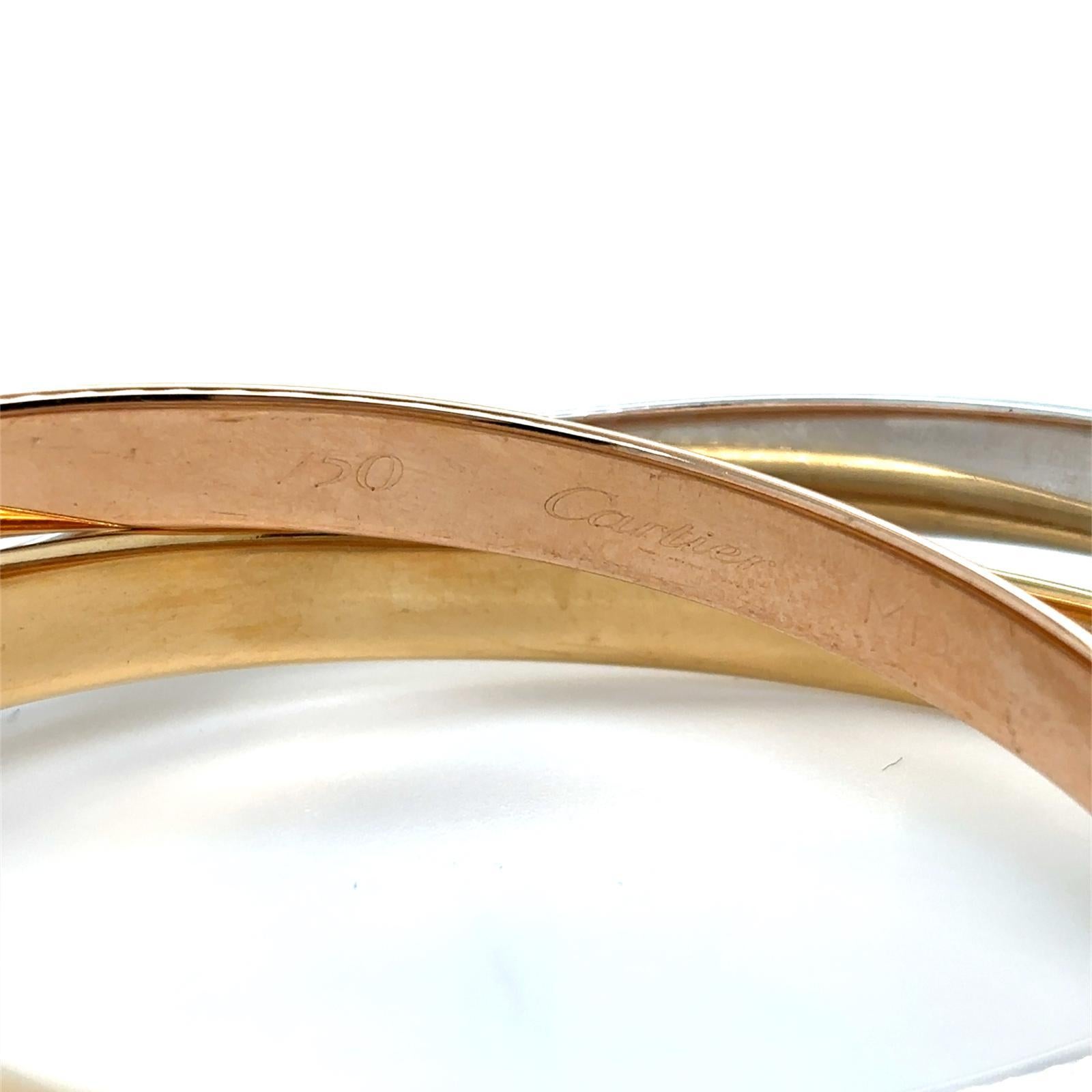 Bracciale a tre bracciali extra large di Cartier 