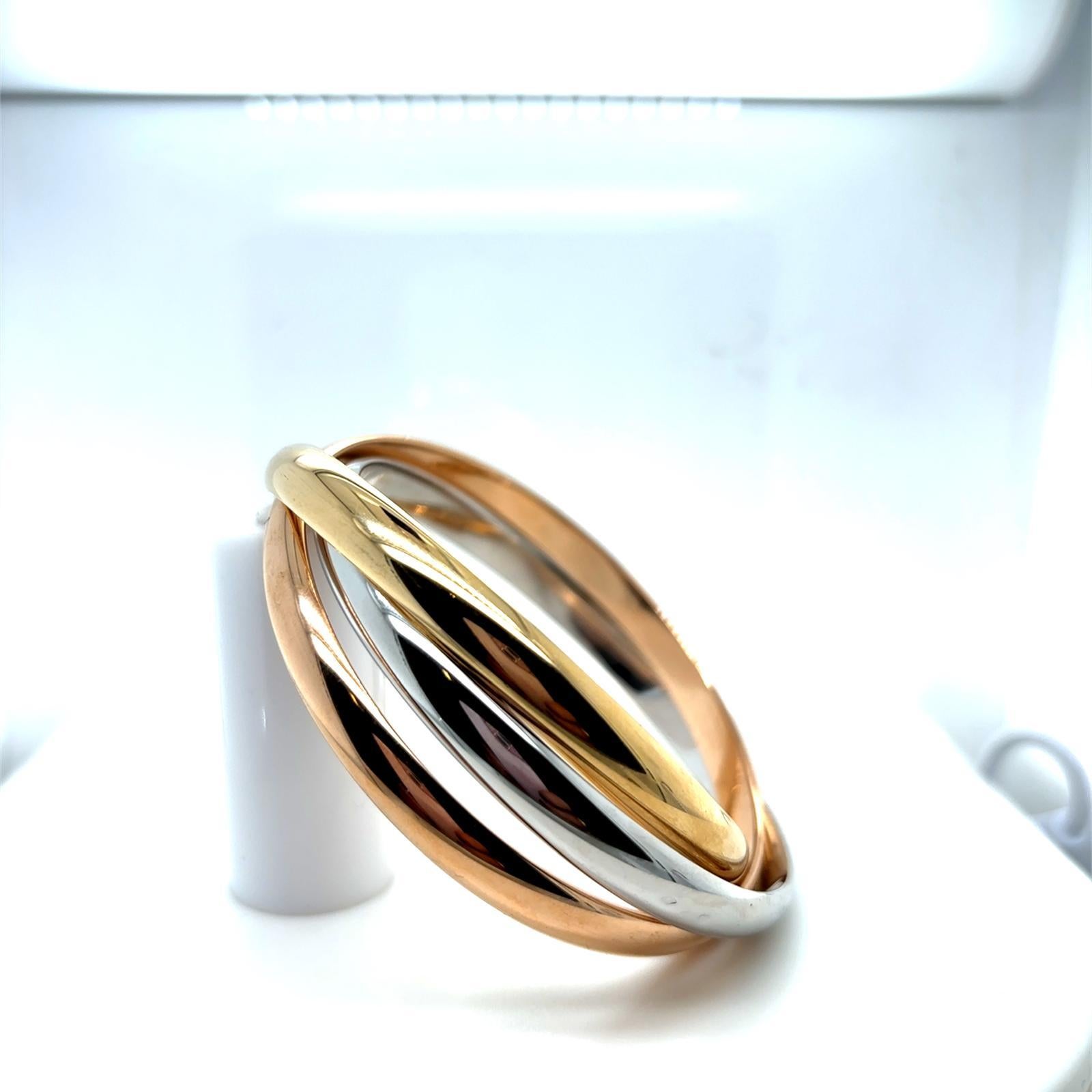 Bracciale a tre bracciali extra large di Cartier 