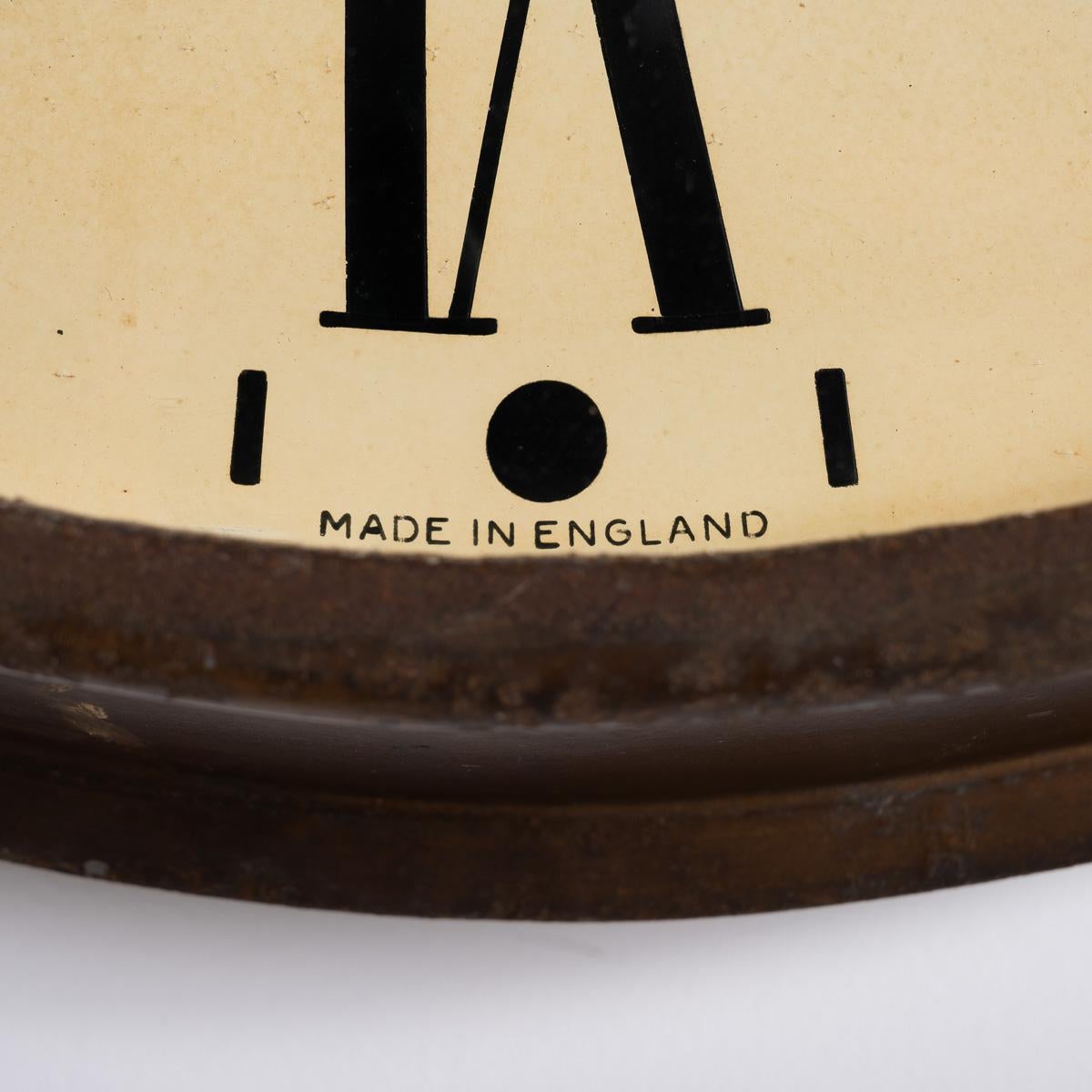 Vieille horloge murale extra large avec chiffres romains par Gents of Leicester en vente 1