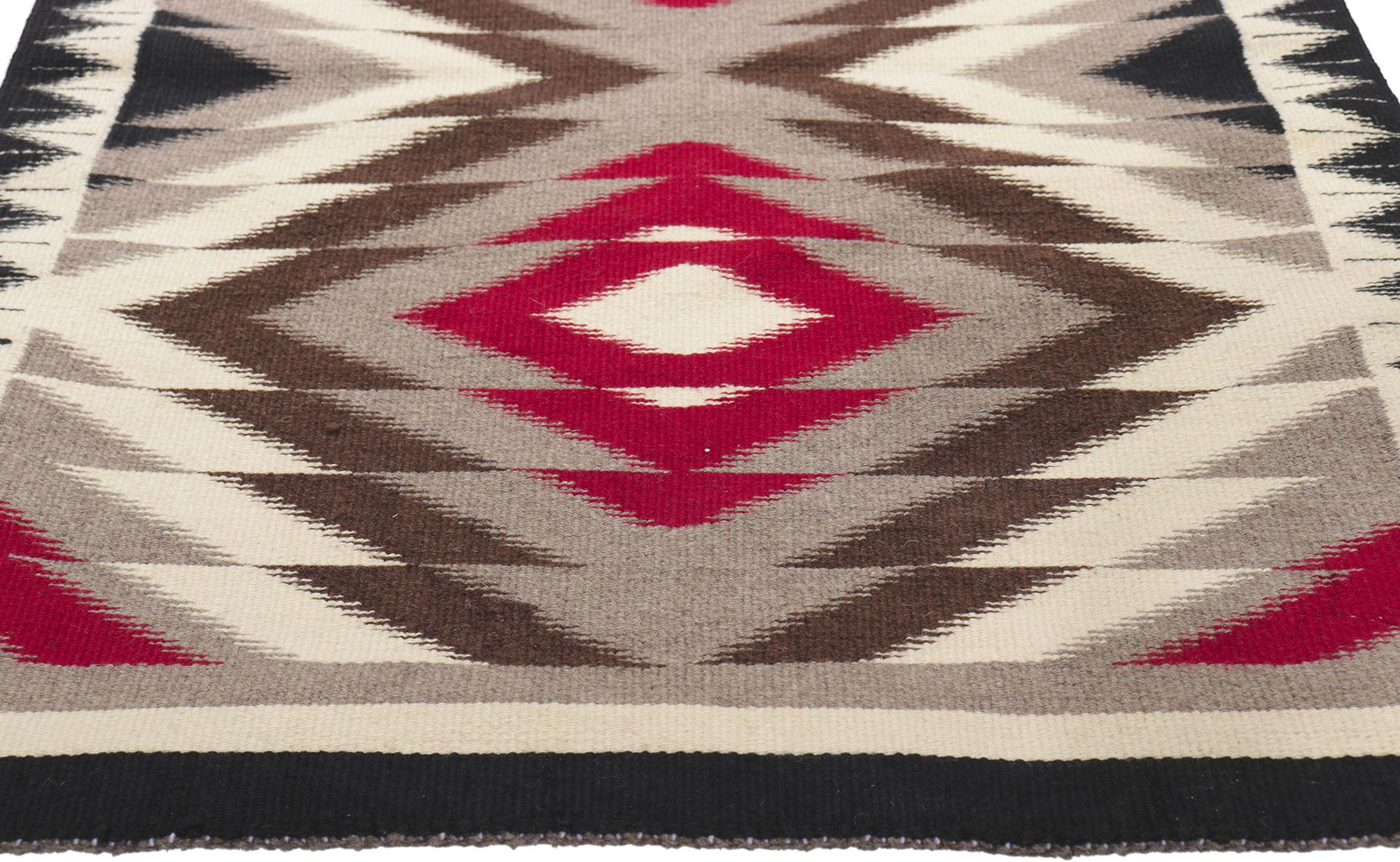Eye Dazzler-Optical Navajo-Teppich (20. Jahrhundert) im Angebot