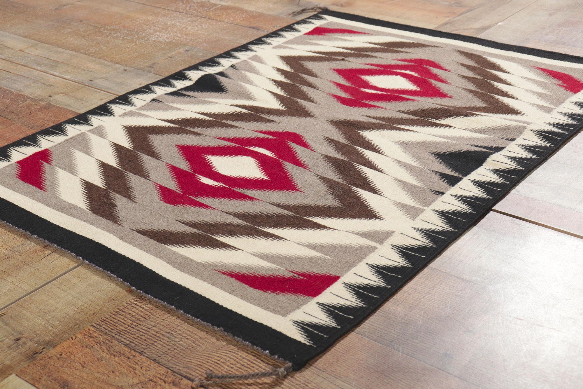Laine Tapis Navajo de style Sud-Ouest des années 1910 en vente