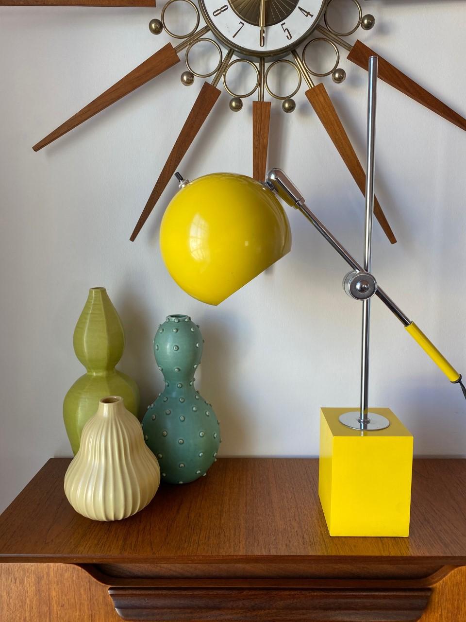 Mid-20th Century Vintage Eyeball Orb Table Lamp by Robert Sonneman for George Kovacs