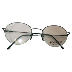 Vintage Eyeglasses Police Titanium Black