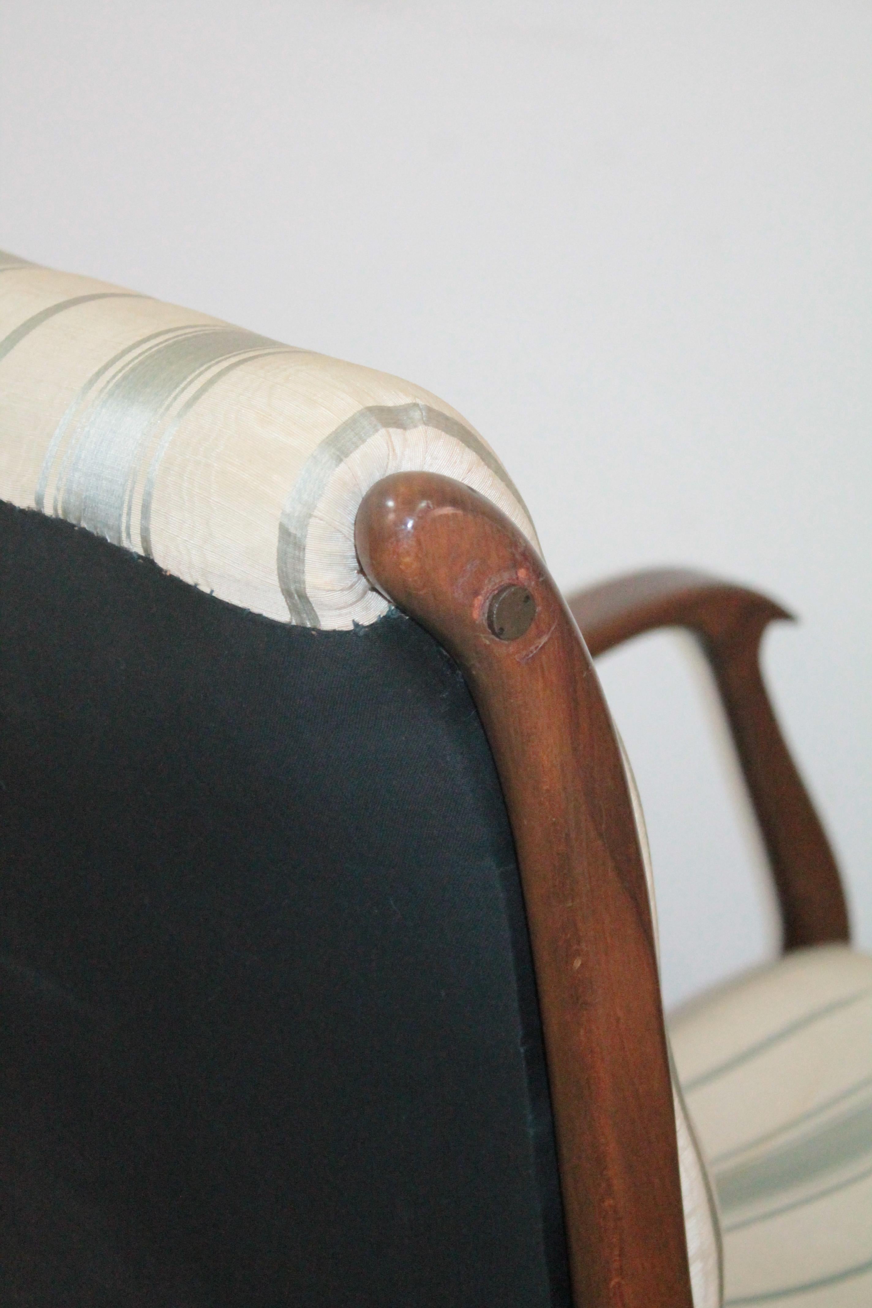 Vintage Ezio Longhi for Elam Lounge Chairs Wood, 1950s In Good Condition For Sale In Palermo, Palermo