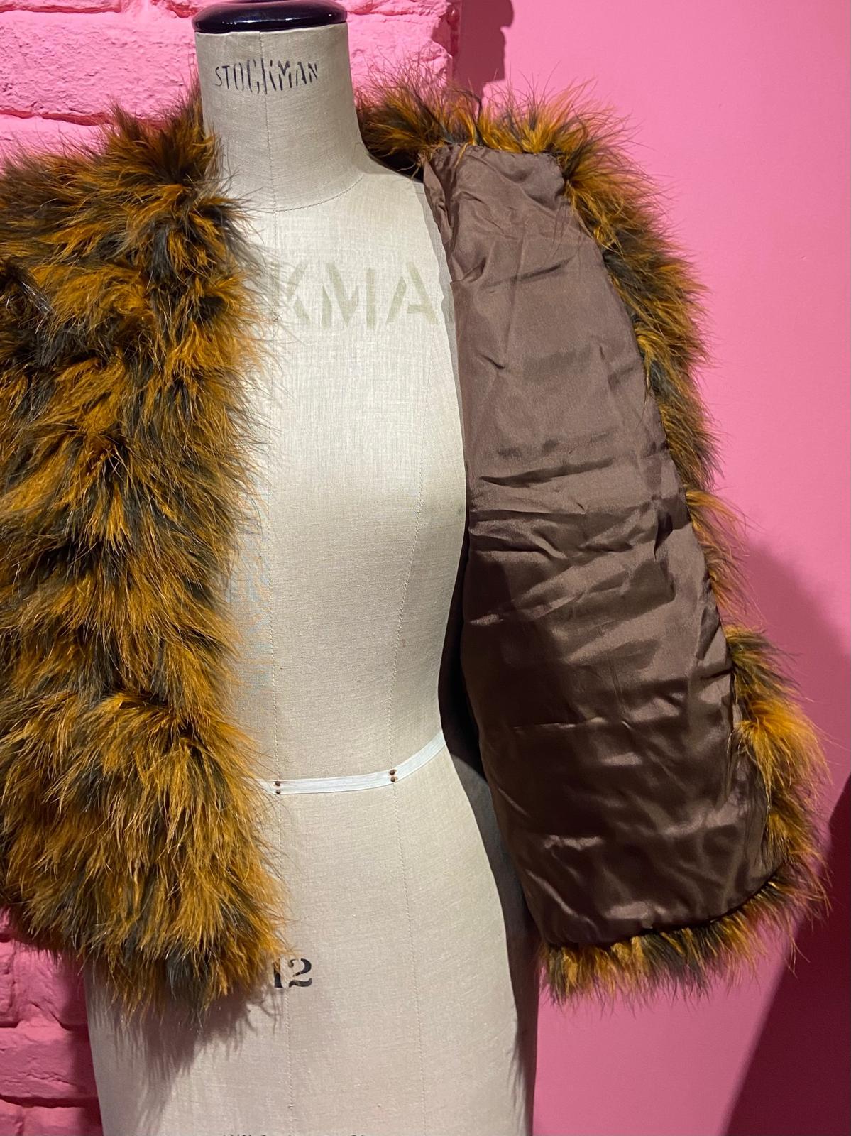 Vintage F&F 1981 Yves Saint Laurent Rive Gauche Giacca di piume di Maribù In condizioni ottime in vendita a London, GB