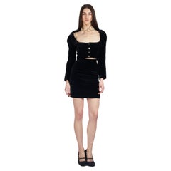 Vintage Vivienne Westwood F/W 1991 Velvet Co-ord