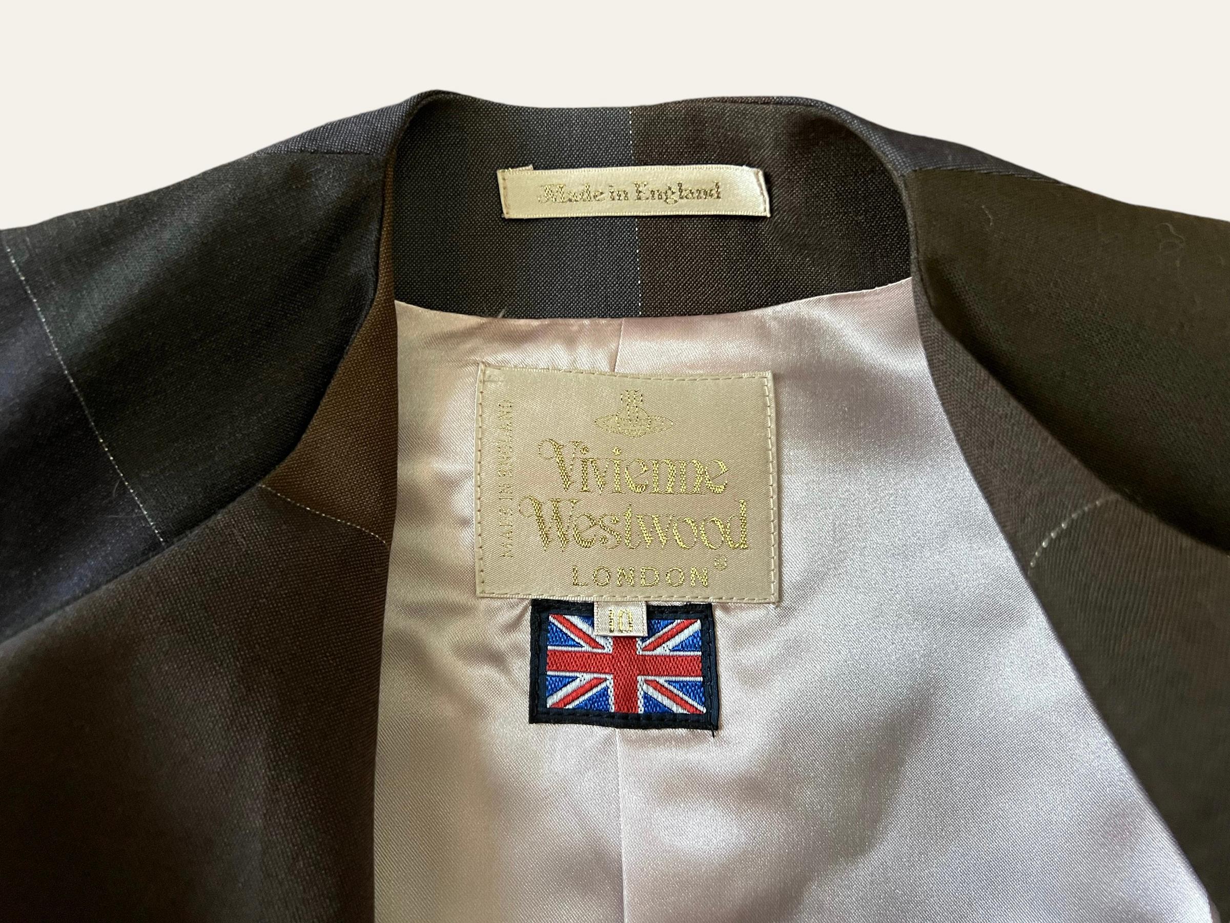 Vintage F/W 1995 Vivienne Westwood 'VIVE LES COCOTTES' Skirt and Jacket Suit.  1