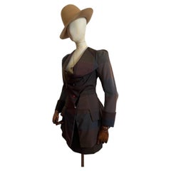 Vintage F/W 1995 Vivienne Westwood 'VIVE LES COCOTTES' Skirt and Jacket Suit. 