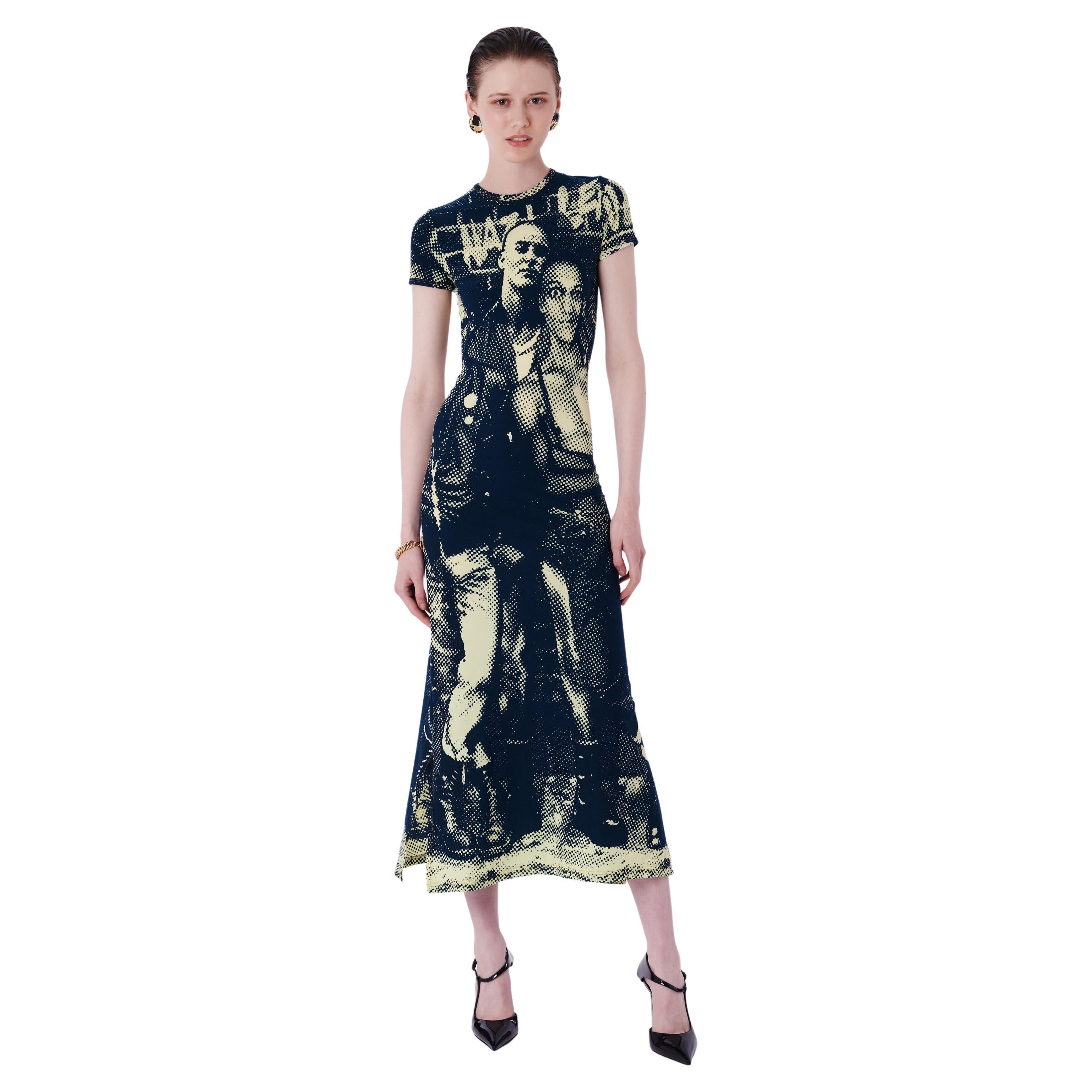 Vintage Jean Paul Gaultier F/W 1997 Fight Racism Dress For Sale
