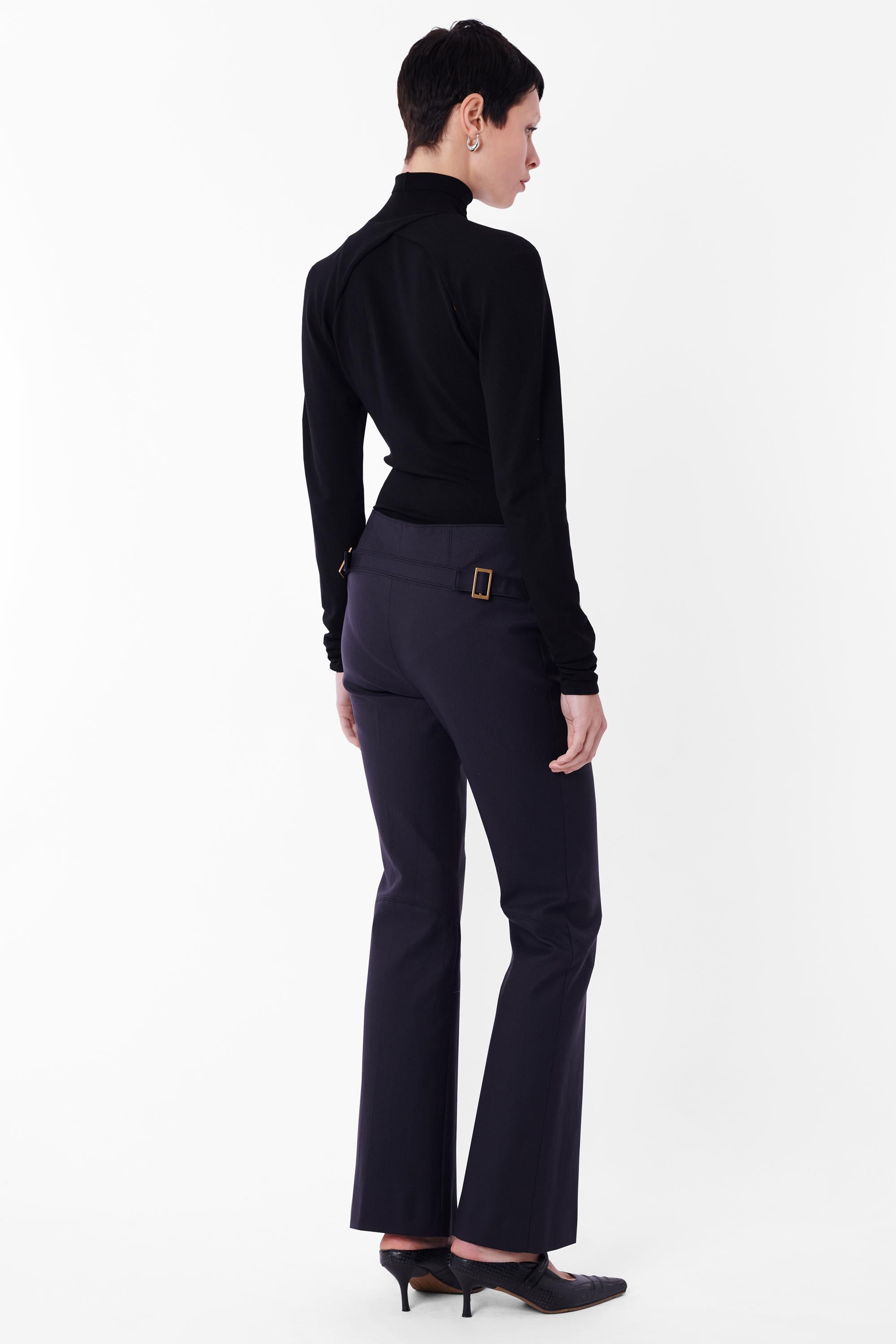 Vintage F/W 2003 Straight Leg Wool Trousers In Excellent Condition For Sale In London, GB