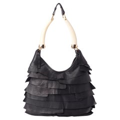 Vintage F/W 2004 Black St Tropez Ruffled Bag