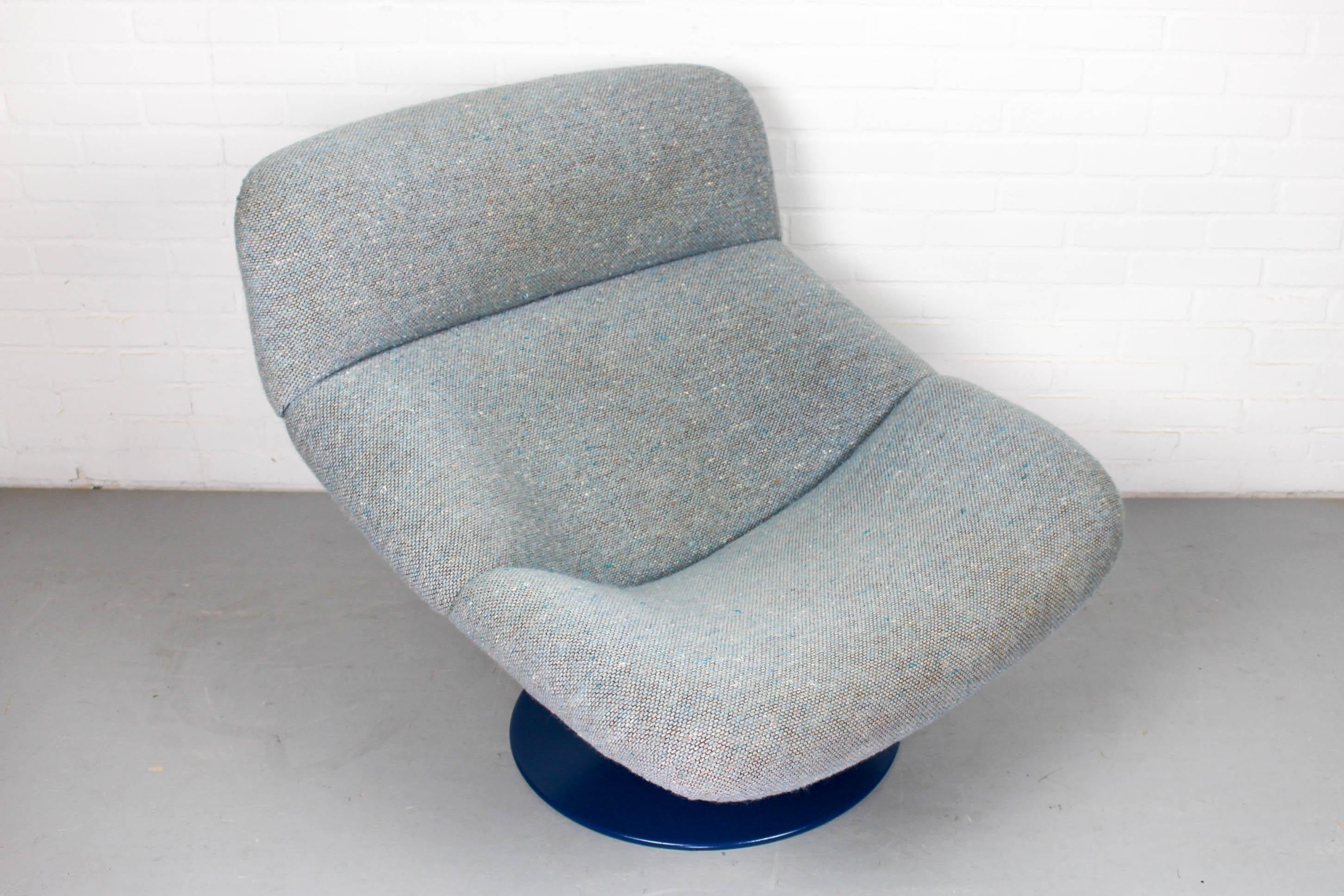 Late 20th Century Vintage F518 Lounge Swivel Chair by Geoffrey Harcourt for Artifort, 1970s