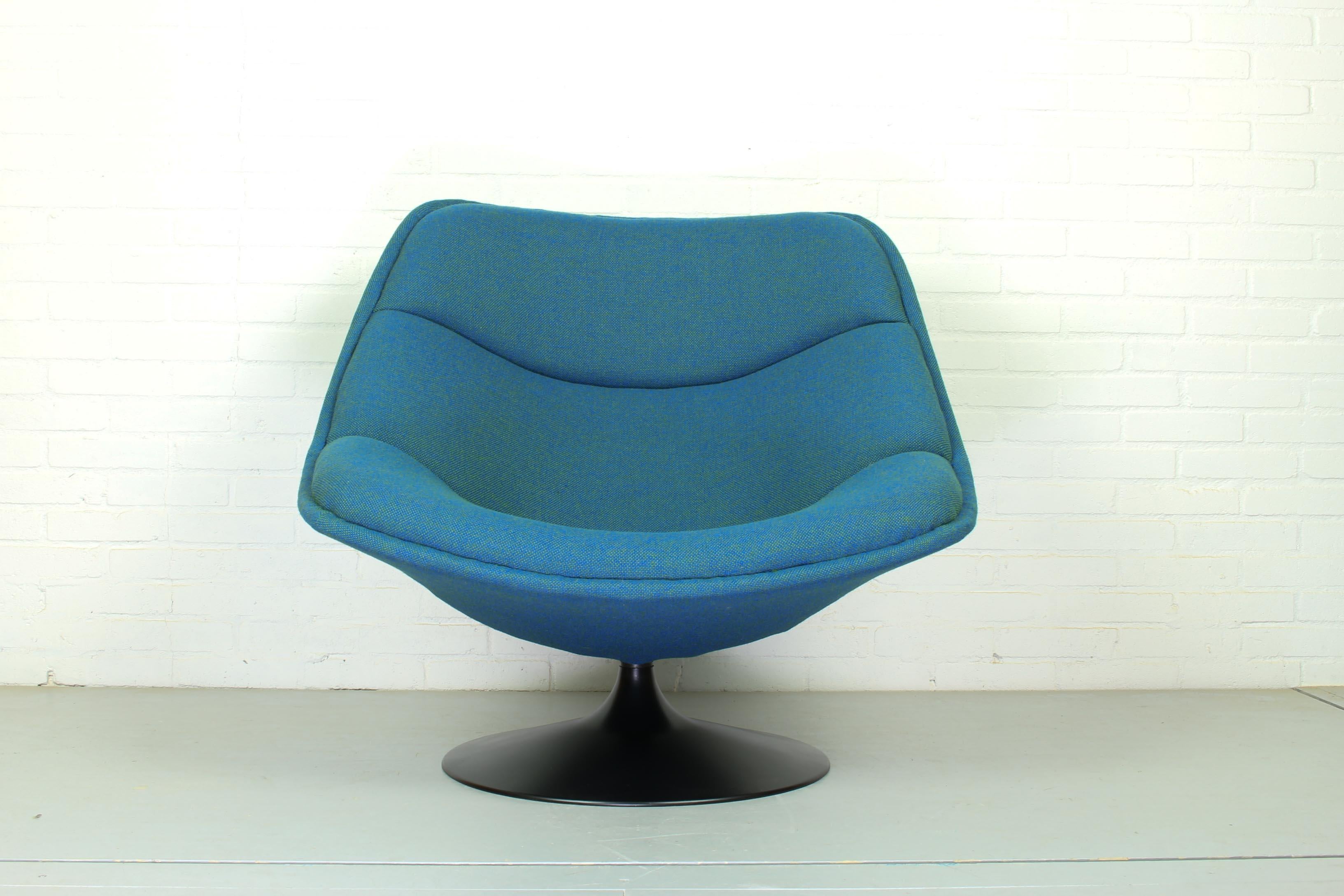 Vintage F557 Lounge Chair by Pierre Paulin for Artifort In Excellent Condition In Appeltern, Gelderland