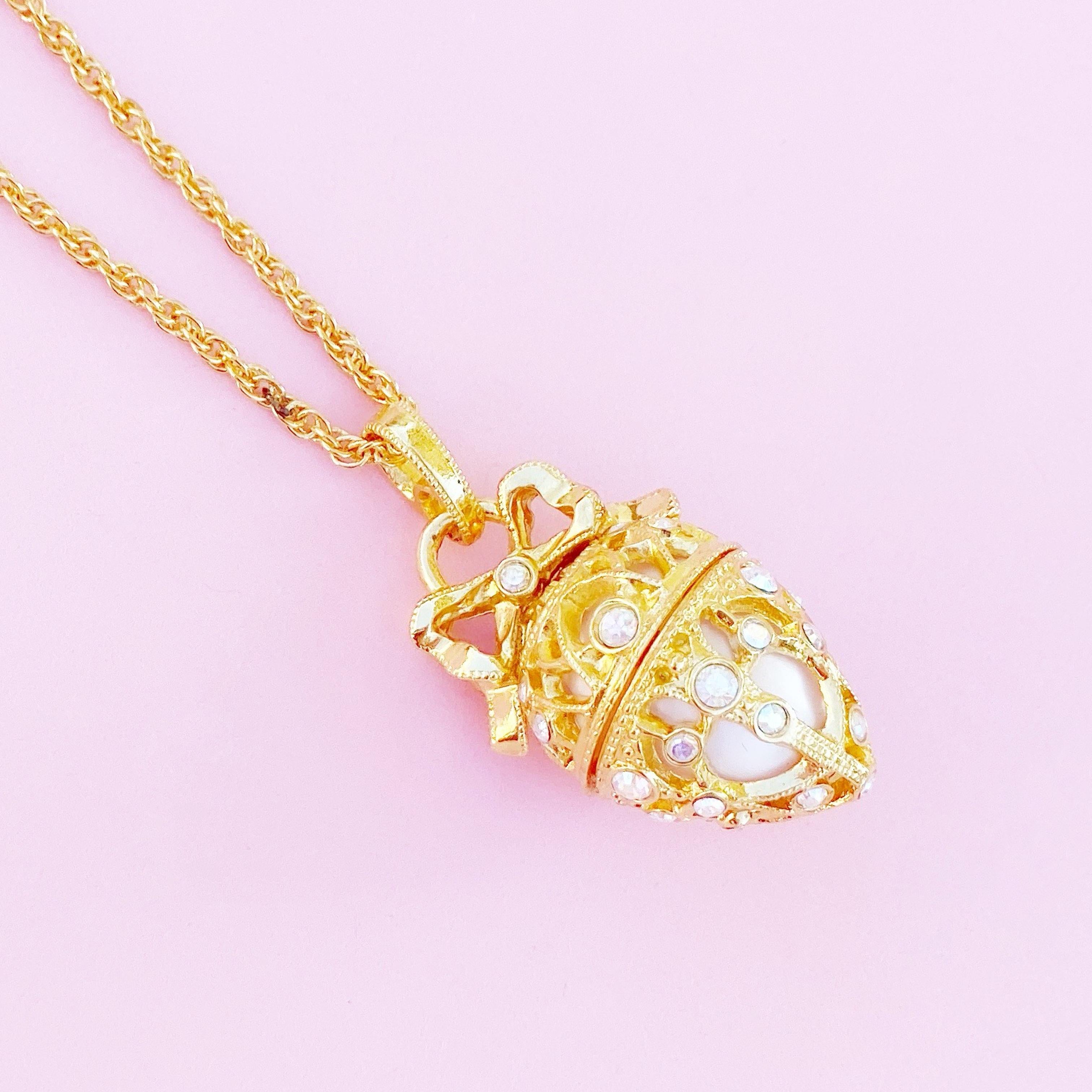 joan rivers faberge egg necklace