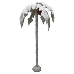 Vintage Fabric Coconut Palm Tree Sculpture, 1990s