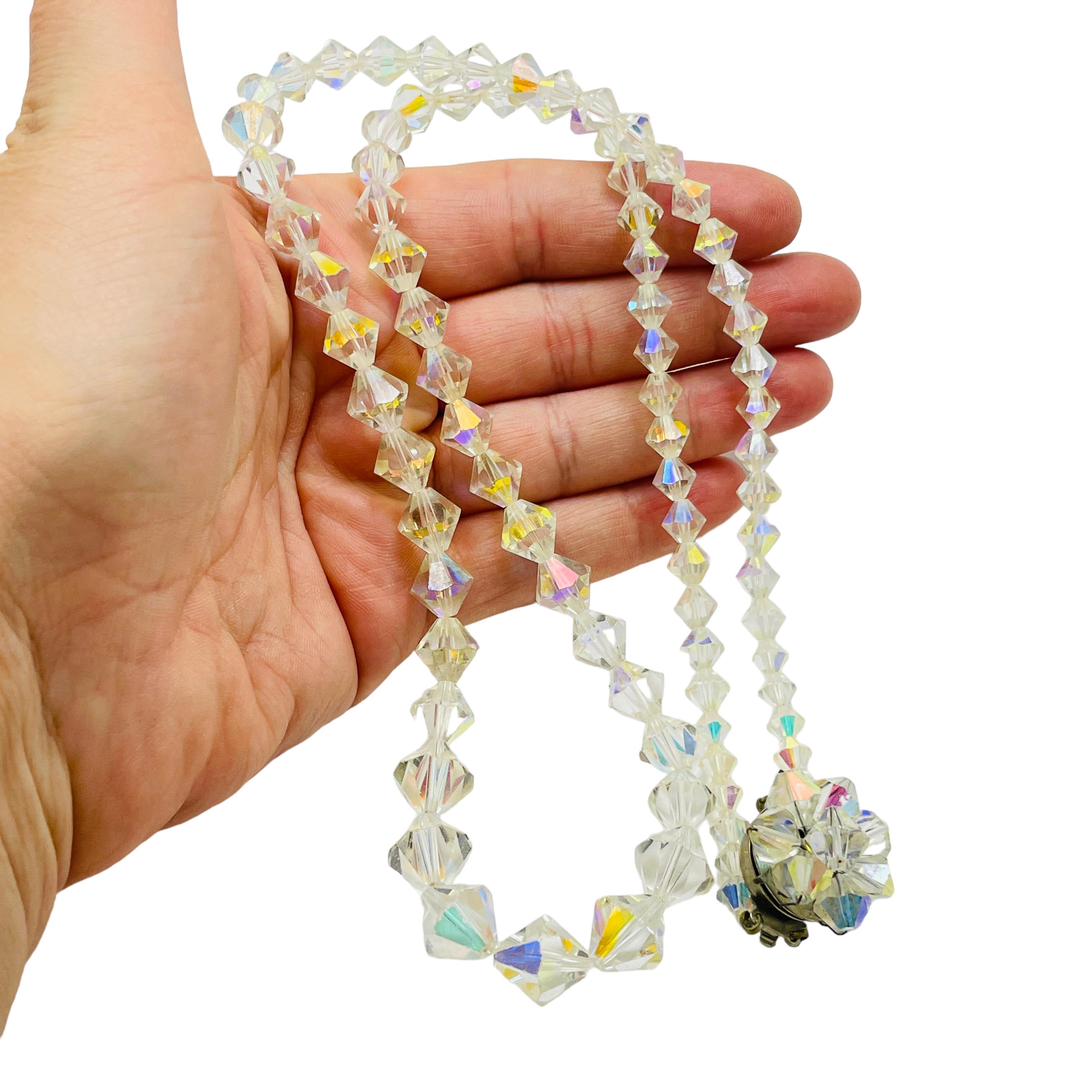 DETTAGLI

- senza segno

- perline di cristallo

- collana di design vintage
  

MISURE  

-

CONDIZIONE

-  ottime condizioni vintage con minimi segni di usura 

 Sku 32

❤️❤️   GIOIELLI DI DESIGN VINTAGE   ❤️❤️

❤️❤️  ALEXANDER'S BOUTIQUE  ❤️❤️