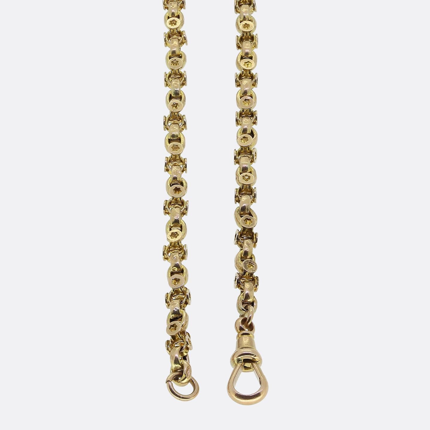 Cadena Belcher facetada vintage en Bueno estado para la venta en London, GB