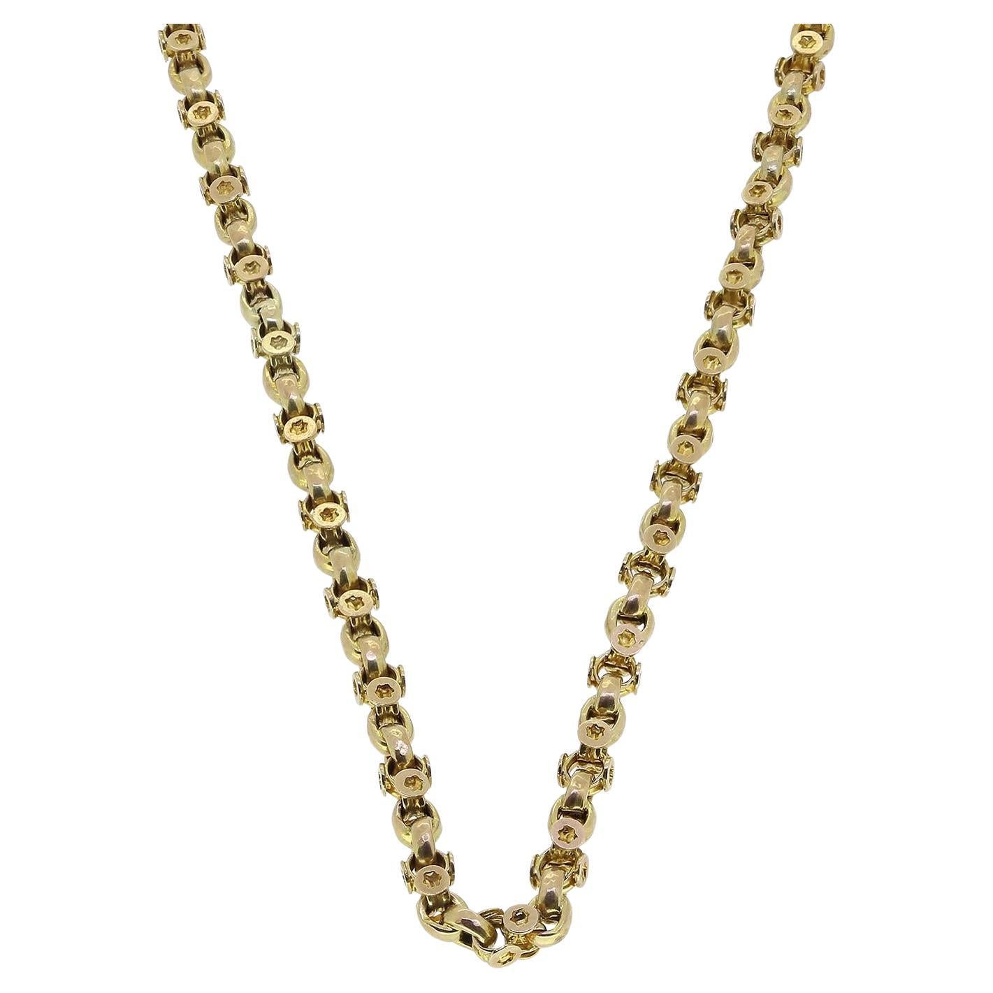 Vintage Faceted Belcher Chain