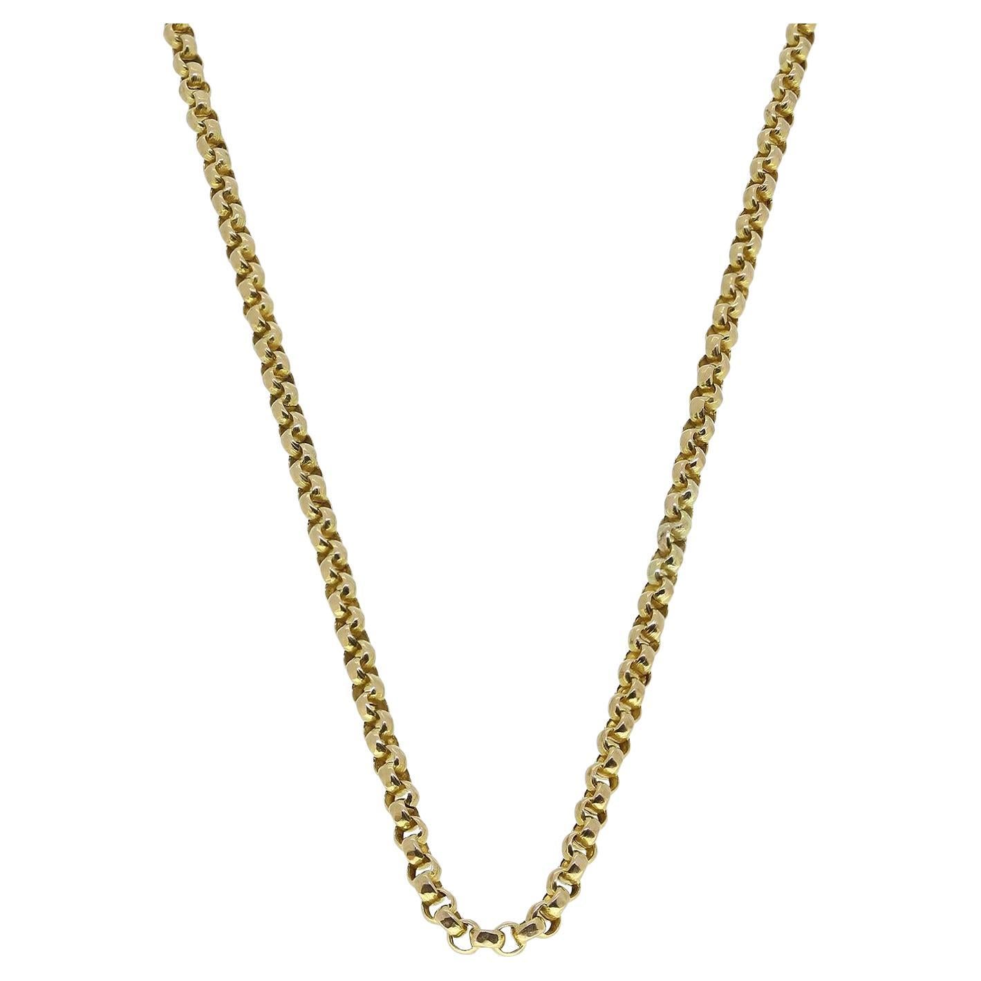 Vintage Faceted Belcher Chain