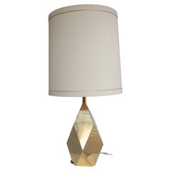 Lampe de table vintage à facettes