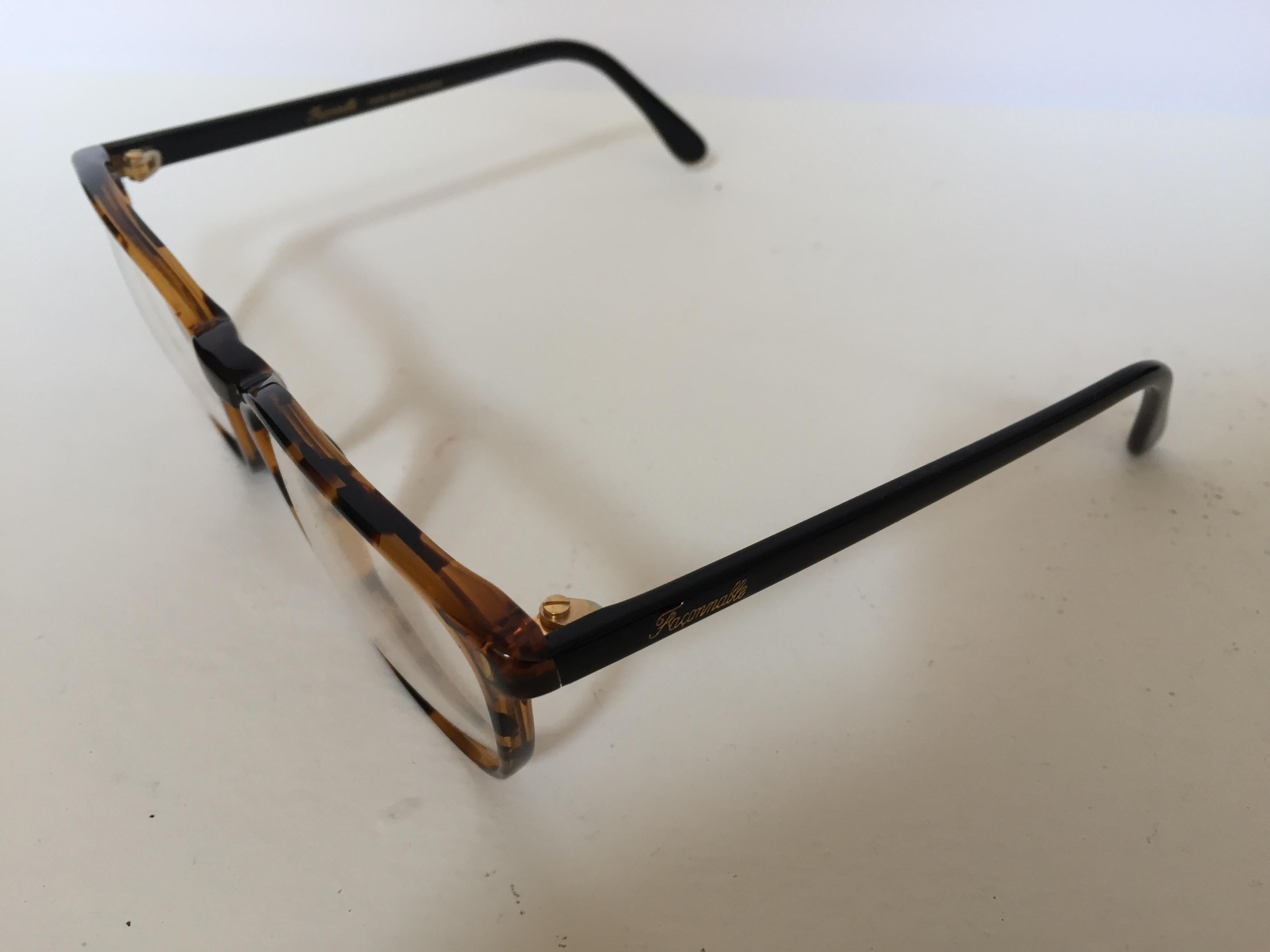 Vintage Faconnable Eyeglasses For Sale 5