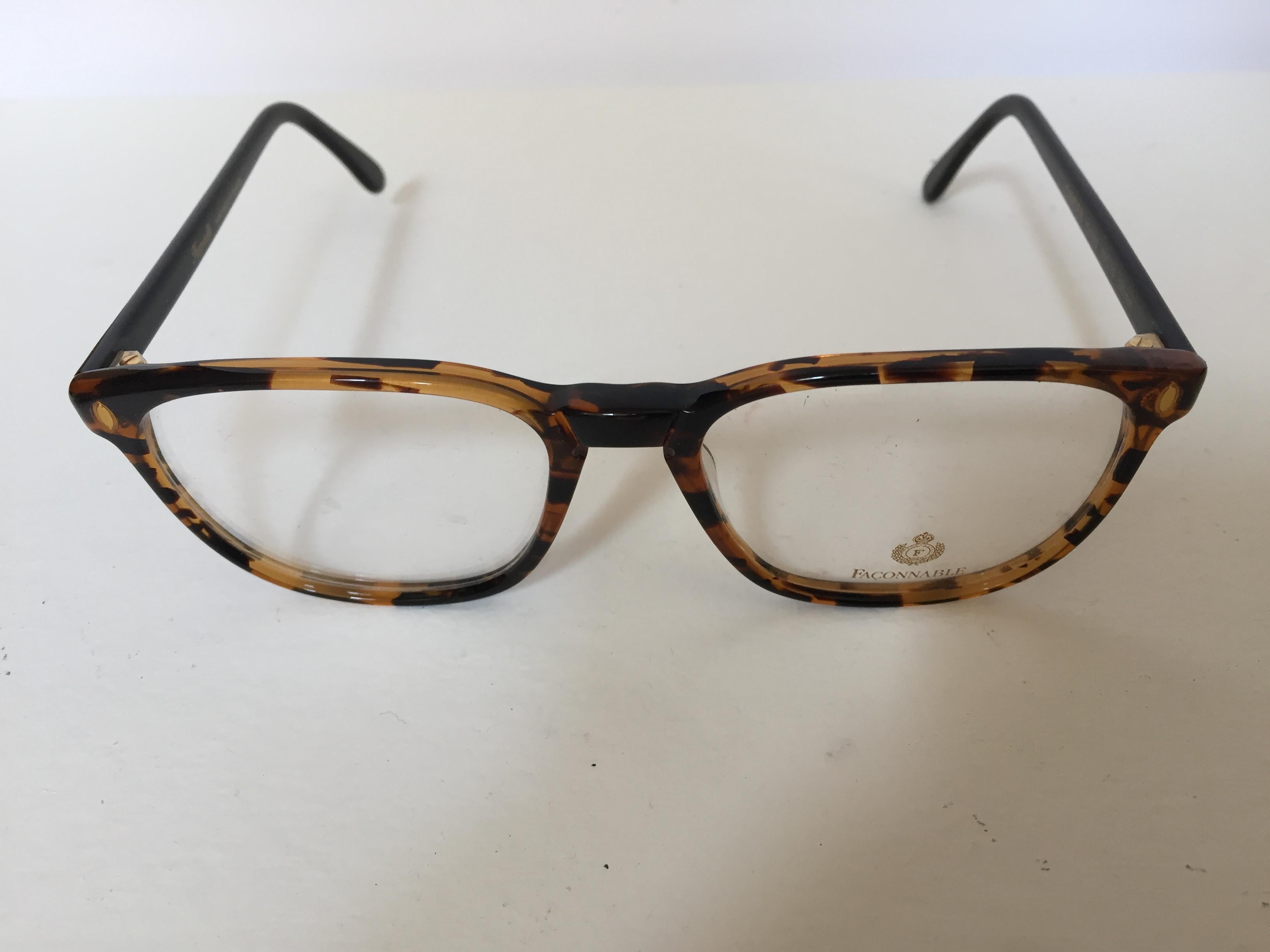 Vintage Faconnable Eyeglasses For Sale at 1stDibs